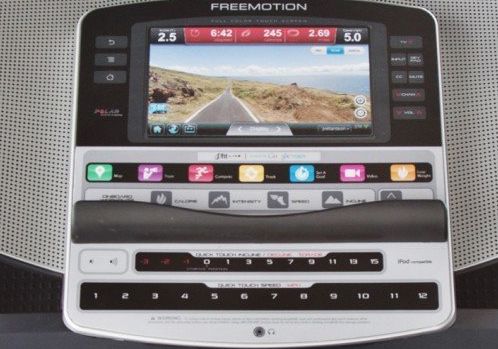 Freemotion 790 Interactive Treadmill Console Close-Up